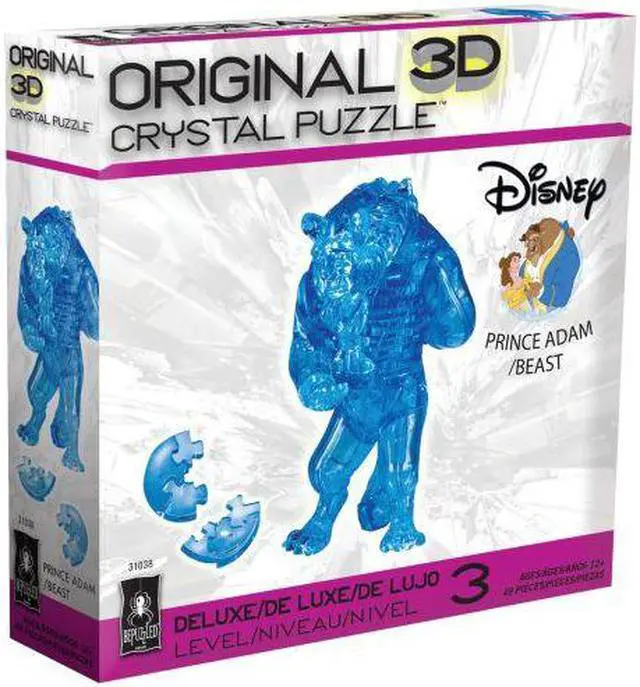 Main image of Disney The Beast 49 Piece 3D Crystal Jigsaw Puzzle