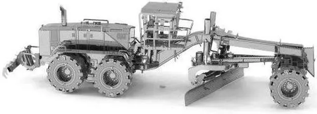 Alt view image 7 of 10 - Metal Earth 3D Laser Cut Model Kit CAT Motor Grader