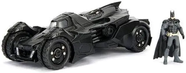 Alt view image 2 of 3 - Arkham Knight Batmobile with Batman Diecast Figure 1/24 Diecast Model Car by Jada