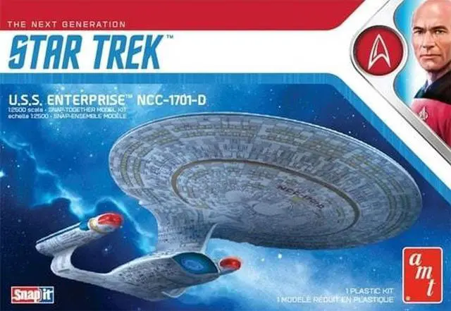 Main image of Star Trek U.s.s. Enterprise D The Next Generation Snap Kit