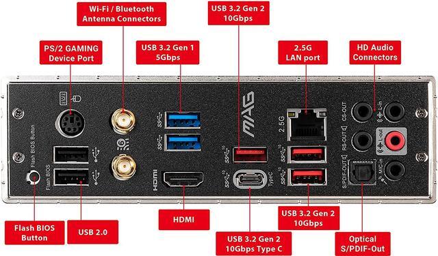 Alt view image 5 of 8 - MSI MAG X570 TOMAHAWK WIFI AM4 AMD X570 ATX AMD Motherboard