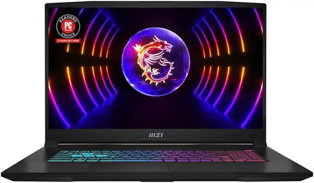 Main image of MSI Katana 17 Laptop: Core i9-13900H, NVidia RTX 4070, 16GB DDR5 RAM, 1TB SSD, 17.3" 144Hz Full HD Display