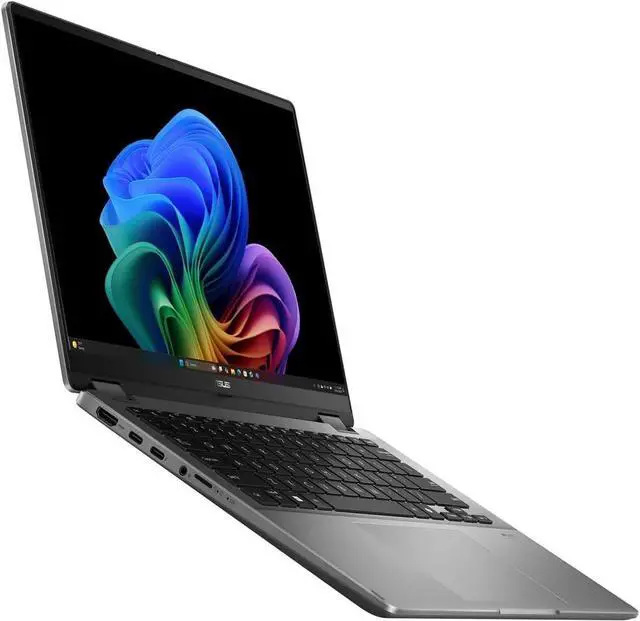 Alt view image 3 of 5 - ASUS Vivobook Flip 14 2-in-1 Laptop: 14" OLED Touchscreen, Intel Core Ultra 7 256V Processor, 16GB RAM, 1TB SSD, Backlit Chiclet Keyboard, Thunderbolt 4, Copilot+ PC