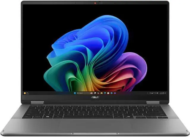 Main image of ASUS Vivobook Flip 14 2-in-1 Laptop: 14" OLED Touchscreen, Intel Core Ultra 7 256V Processor, 16GB RAM, 1TB SSD, Backlit Chiclet Keyboard, Thunderbolt 4, Copilot+ PC