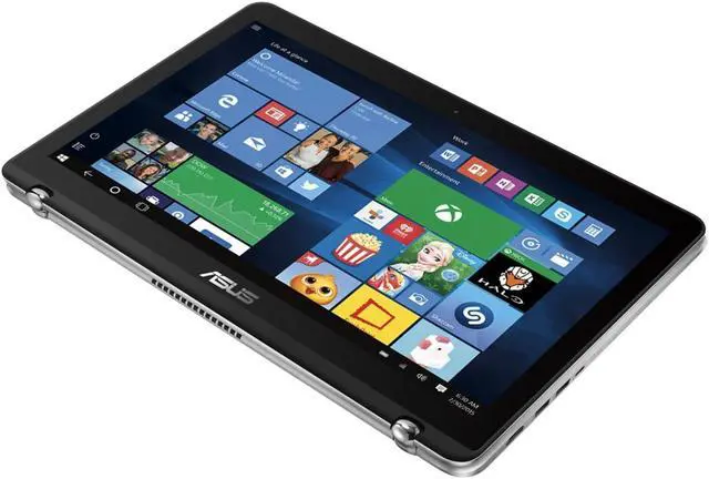 Alt view image 4 of 8 - ASUS Q504U 2-in-1 Laptop: Core i5-7200U, 12GB RAM, 1TB HDD, 15.6" Full HD Touch Display