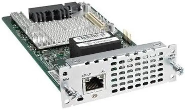 Alt view image 3 of 5 - Cisco 1 port Multi-flex Trunk Voice/Clear-channel Data T1/E1 Module