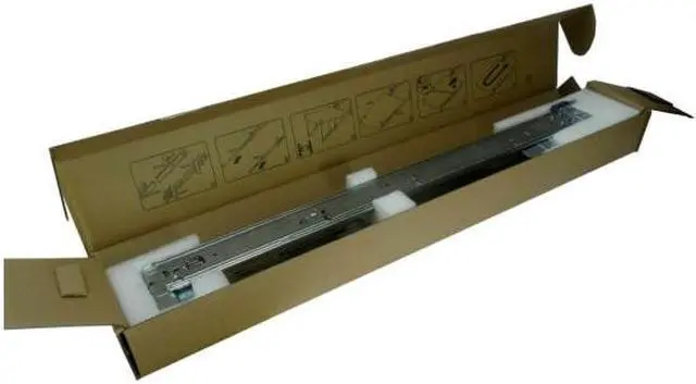 Alt view image 3 of 11 - Dell H4X6X ReadyRails Mounting Rail Kit for Server
