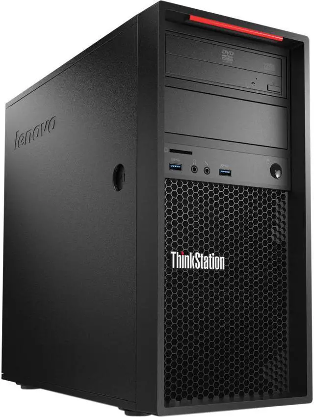 Alt view image 2 of 2 - Lenovo ThinkStation P300 - 3.6Ghz i7 4790 Intel Processor, 16Gb RAM, 180Gb Solid State, 2Gb nVidia Quadro K260 Graphics, Windows 10 Professional, 1 Year Warranty