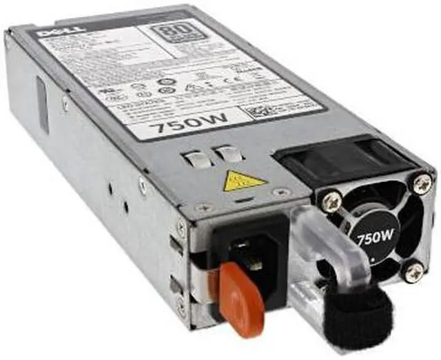 Alt view image 4 of 10 - DELL F9F51  750 Watt Redundant Power Supply For Poweredge R820 R720 R620 R520 T620 T420 T320