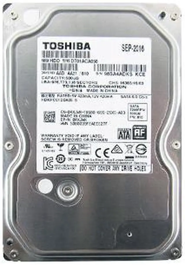 Main image of RXJWX 500GB 7200RPM SATA 3.5Inch Dell Hard Drive