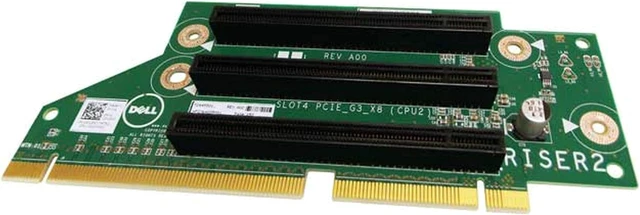 Alt view image 2 of 5 - DELL D13Mj 2 3 Slots Center Pcie Riser Card For Poweredge R820