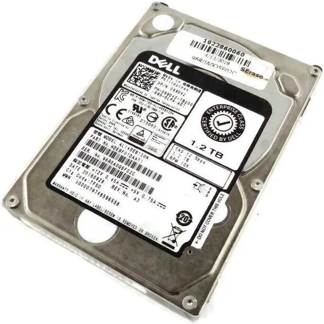Main image of 89D42 1.2TB 10000RPM SAS 2.5Inch Dell Hard Drive
