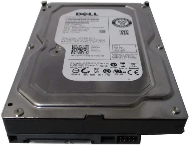 Alt view image 2 of 5 - DELL 1Kwkj 500Gb 7200Rpm Sataii 64Mb Buffer 3.5In Low Profile(1.0Inch) Hard Drive With Tray For Poweredge Server