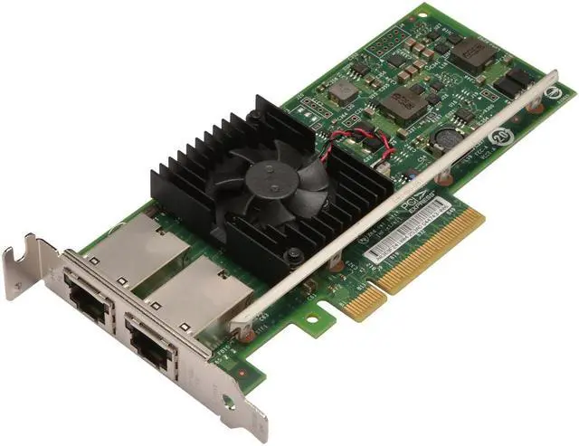 Alt view image 2 of 11 - Dell 3DFV8 Intel X540-T2 10Gigabit Ethernet Card