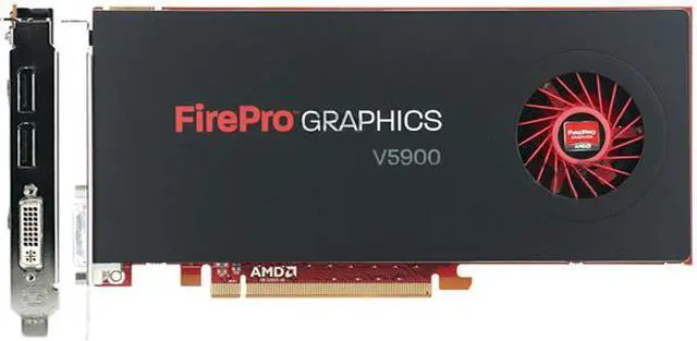 Alt view image 3 of 3 - Dell AMD FirePro V5900 2GB 256-bit GDDR5 PCI Express 2.1 x16 Video Card 5DRVJ