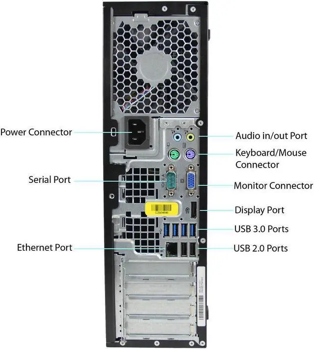 Alt view image 2 of 2 - HP Elite 8300 SFF i5-3570 Quad Core 3.4Ghz 4GB 500GB Win 10 Pre-Install