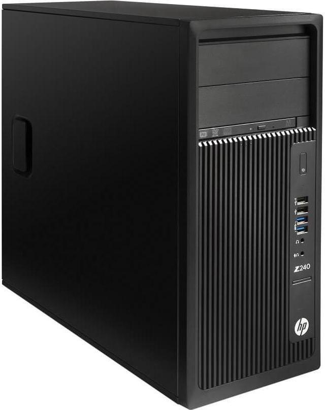 HP Z240 Tower E3-1270 V5 Quad Core 3.6Ghz 32GB 500GB NVMe K620 No OS