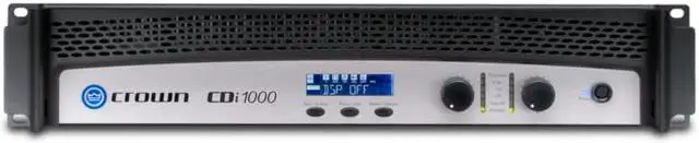 Alt view image 6 of 10 - Crown CDi 1000 2 Channel Power Amplifier