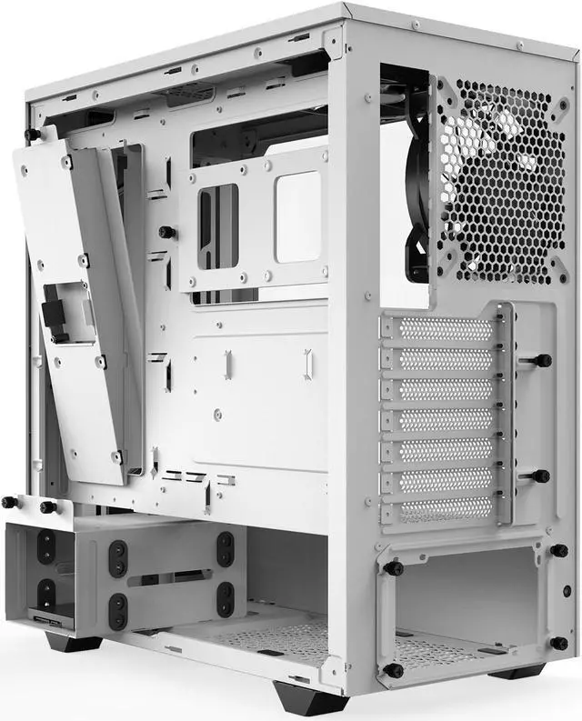 Alt view image 5 of 10 - be quiet! Pure Base 500DX ATX Mid Tower PC case | ARGB | 3 Pre-Installed Pure Wings 2 Fans | Tempered Glass Window | White