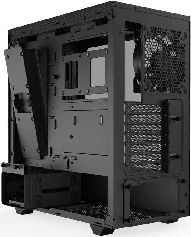 Alt view image 5 of 6 - be quiet! Pure Base 500DX ATX Mid Tower PC case | ARGB | 3 Pre-Installed Pure Wings 2 Fans | Tempered Glass Window | Black