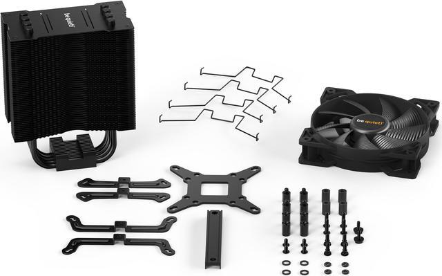 Alt view image 5 of 7 - be quiet! Pure Rock 2 CPU Air Cooler | 150W TDP | LGA 1851 1700 1200 2066 1150 1151 1155 2011(-3) Square ILM Compatible | Intel and AMD 4/5 CPU Cooler | Black | BK007