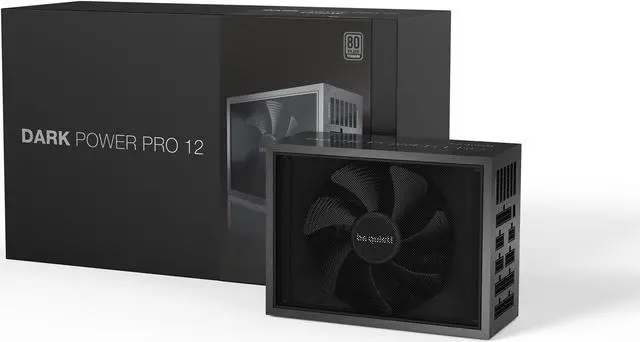 Alt view image 4 of 7 - be quiet! Dark Power Pro 12 1500W ATX Power Supply | 80 PLUS Titanium Efficiency | Fully digital | Fully Modular PSU | Japanese 105°C Capacitors | Overclocking GPU Support | 10 Year Warranty | BN647