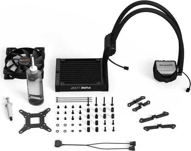 Alt view image 5 of 6 - be quiet! PURE LOOP 120mm AIO CPU Water Cooler | All In One Water Cooling System | Intel and AMD Support | Low Noise | BW005