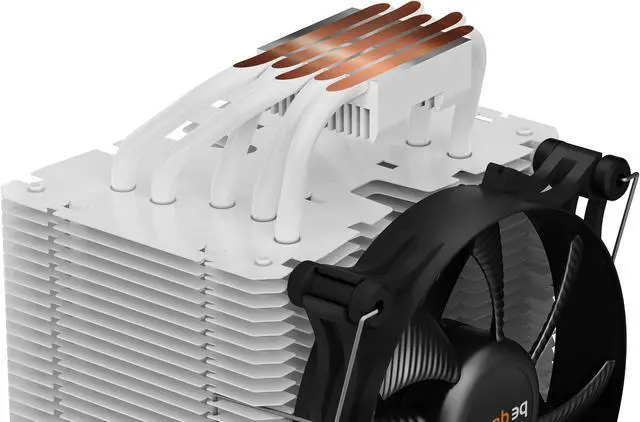 Alt view image 4 of 6 - be quiet! Shadow Rock 3 CPU Air Cooler | 190W TDP | LGA 1700 1200 2066 1150 1151 1155 2011(-3) Square ILM Compatible | Intel and AMD 4/5 Support | Low Noise Cooler | White | BK005