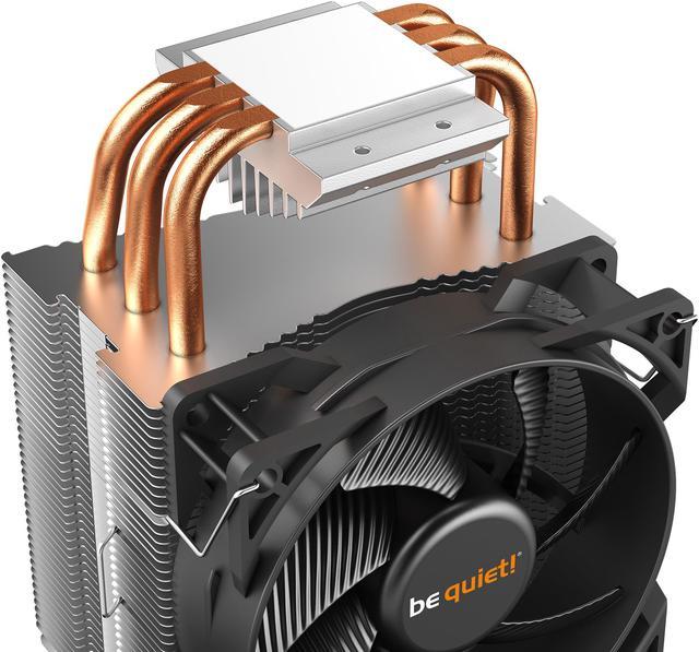 be quiet! Pure Rock Slim 2 CPU Air Cooler | Socket Support for 1700 1200  1150 1151 1155 | Intel and AMD 4/5 Support | Low Noise Cooler | Compact Air  Cooler | Silver/Black | BK030