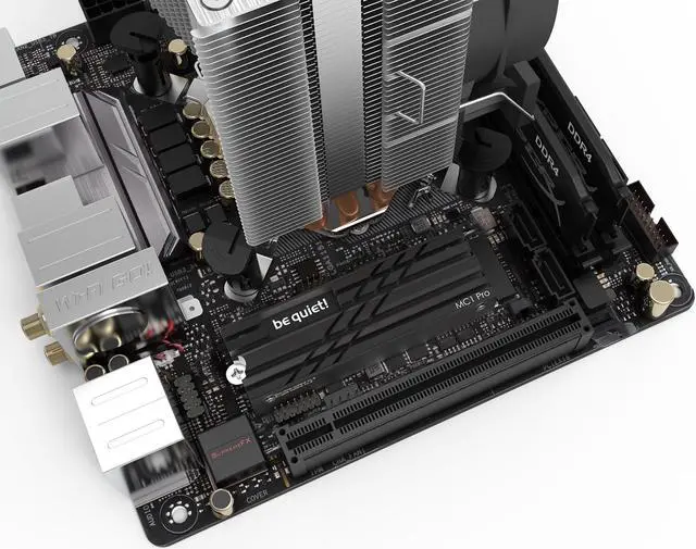 Alt view image 2 of 2 - be quiet! MC1 Pro M.2 SSD Cooler | Heatsync with Heat Pipe | for Single and Double Sided 2280 modules | BZ003