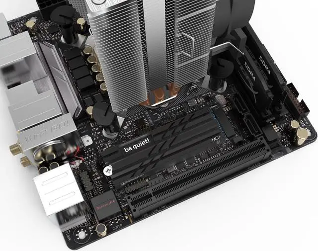 Alt view image 2 of 2 - be quiet! MC1 M.2 SSD Cooler Heatsink for Single and Double Sided 2280 modules | BZ002