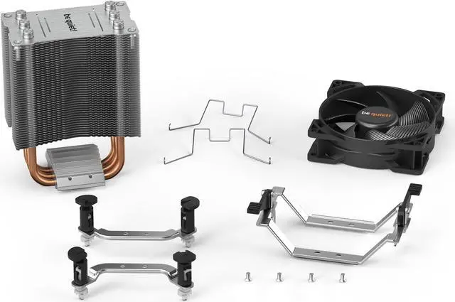 Alt view image 6 of 6 - be quiet! Pure Rock Slim 2 CPU Air Cooler | Socket Support for Intel LGA 1851,1200,1150,1151,1155 - and AMD AM4,AM5 Support - Low Noise Cooler - Compact Air Cooler - Silver/Black (BK030)