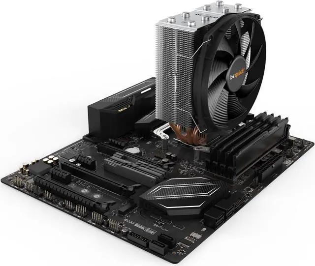 Alt view image 4 of 7 - be quiet! SHADOW ROCK Slim 2 CPU Air Cooler | LGA 1700 1200 2066 1150 1151 1155 2011(-3) Square ILM Compatible | Intel and AMD AM5 AM4 CPU Cooler | 160W TDP | Quiet Operation | BK032