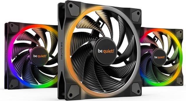 be quiet! Light Wings 120 mm PWM High Speed ARGB Triple Pack Refroi