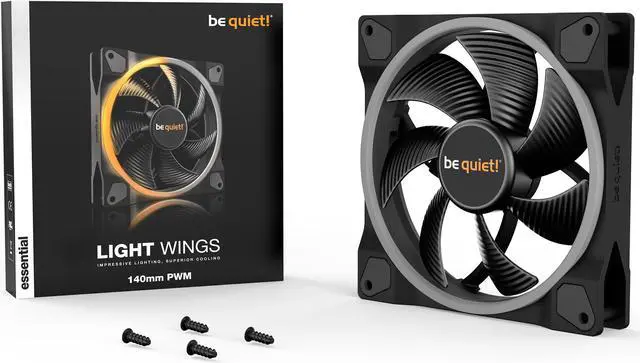 Alt view image 2 of 6 - be quiet! LIGHT WINGS 120mm PWM high speed