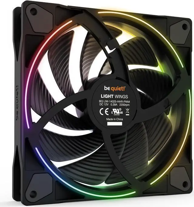 Alt view image 6 of 7 - be quiet! LIGHT WINGS 140mm PWM HIGH-SPEED TRIPLE PACK