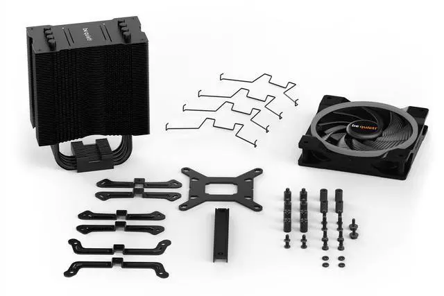 Alt view image 6 of 6 - be quiet! Pure Rock 2 FX CPU Air Cooler | Black ARGB Air Cooler | LGA 1851 1700 1200 2066 1150 1151 1155 2011(-3) Square ILM Compatible | Intel and AMD AM5 AM4 CPU Cooler | 150W TDP | BK033