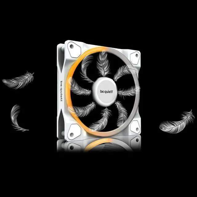 Alt view image 6 of 7 - be quiet! LIGHT WINGS WHITE 140mm PWM HIGH-SPEED TRIPLE PACK