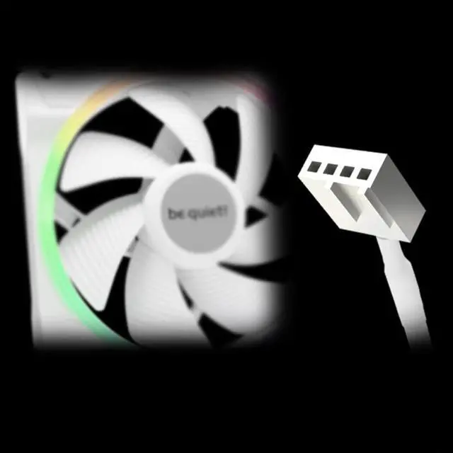 Alt view image 7 of 7 - be quiet! LIGHT WINGS WHITE 120mm PWM TRIPLE PACK