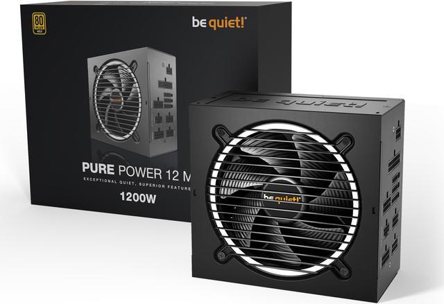 be quiet! Pure Power 12 M 1200W ATX 3.0 Power Supply | 80+ Gold