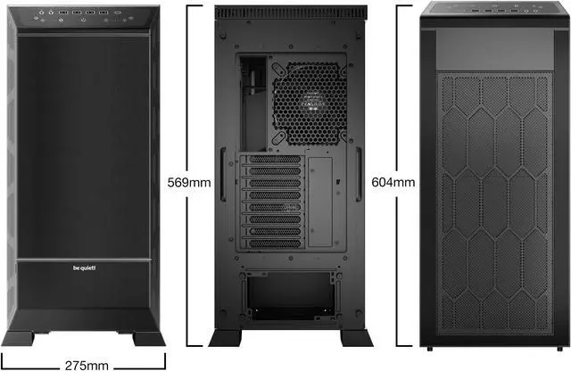 Alt view image 2 of 7 - be quiet! Dark Base PRO 901 Black - 3 Silent Wings 4 PWM