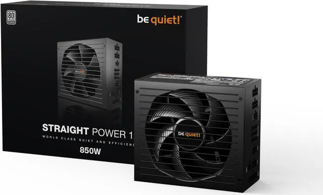 Alt view image 4 of 7 - be quiet! Straight Power 12 850W ATX 3.0 Power Supply | 80+ Platinum Efficiency | PCIe 5.0 | Japanese 105°C Capacitors | Fully Modular PSU | 12v Rail System | 10 Year Warranty | BN515