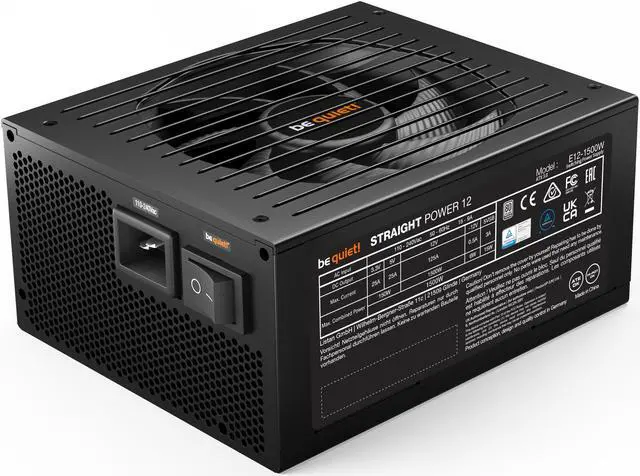 Alt view image 3 of 7 - be quiet! Straight Power 12 1500W ATX 3.0 Power Supply | 80+ Platinum Efficiency | PCIe 5.0 | Fully Modular | Japanese 105°C Capacitors | 10 Year Warranty