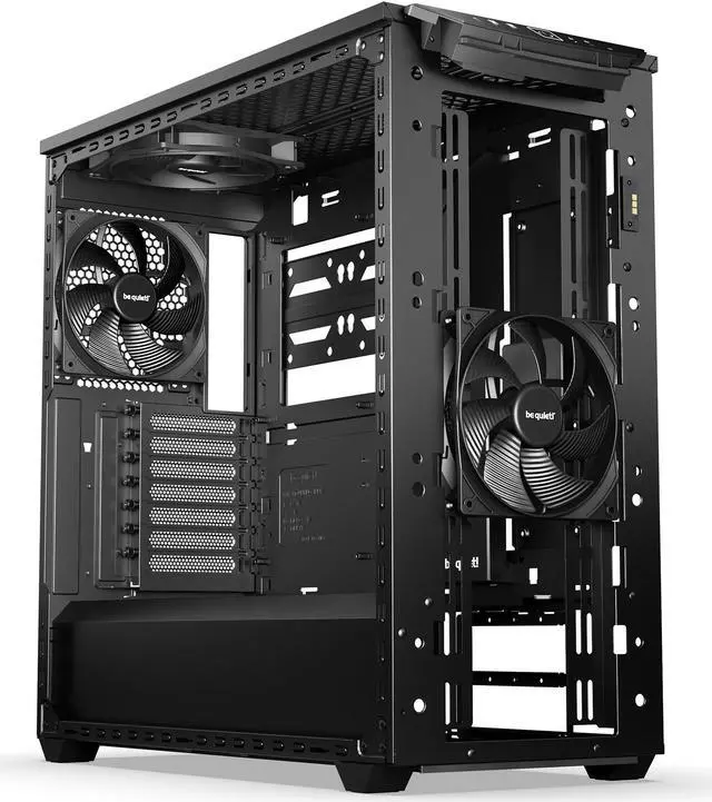 Alt view image 2 of 7 - be quiet! Shadow Base 800 - Mid-Tower PC Gaming Case - 420mm radiators or E-ATX motherboards Support - Black