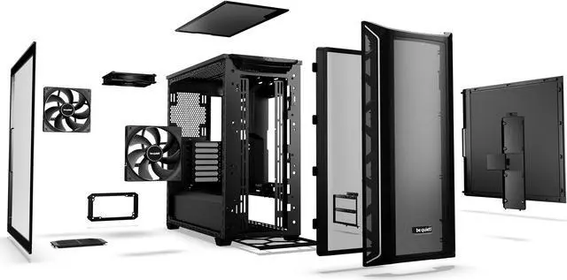 Alt view image 4 of 7 - be quiet! Shadow Base 800 DX - ARGB - Mid-Tower PC Gaming Case - 420mm radiators or E-ATX motherboards Support - Black