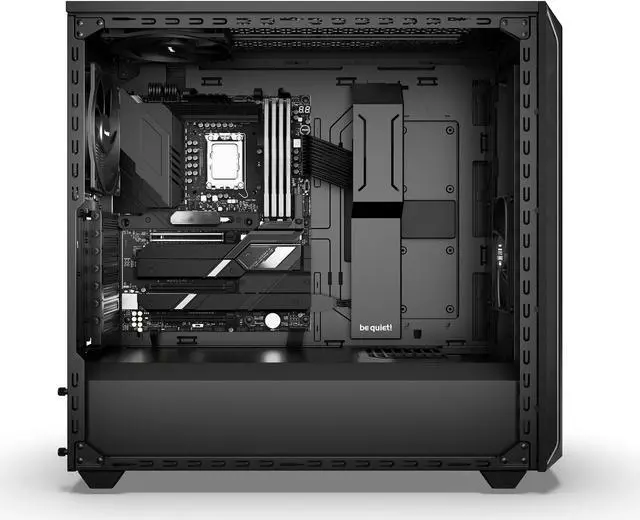 Alt view image 3 of 7 - be quiet! Shadow Base 800 DX - ARGB - Mid-Tower PC Gaming Case - 420mm radiators or E-ATX motherboards Support - Black
