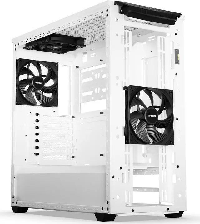 Alt view image 2 of 7 - be quiet! Shadow Base 800 DX -ARGB - Mid-Tower PC Gaming Case - 420mm radiators or E-ATX motherboards Support -White