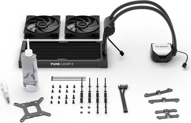 Alt view image 6 of 6 - be quiet! PURE LOOP 2 240mm | All In One Water Cooling System | Intel 1851 1700 1200 1150 1151 1155 | AM5 AM4 | BW017