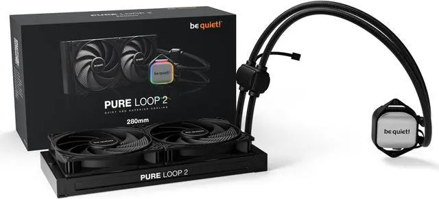Alt view image 2 of 6 - be quiet! PURE LOOP 2 280mm | All In One Water Cooling System | Intel 1851 1700 1200 1150 1151 1155 | AM5 AM4 | BW018