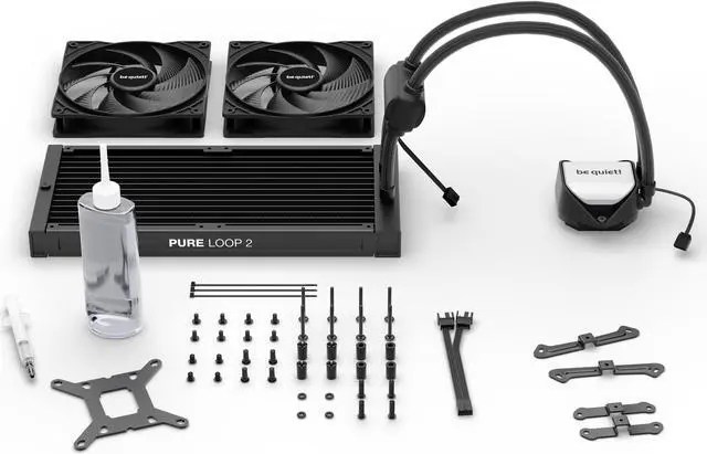 Alt view image 6 of 6 - be quiet! PURE LOOP 2 280mm | All In One Water Cooling System | Intel 1851 1700 1200 1150 1151 1155 | AM5 AM4 | BW018